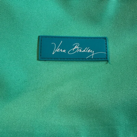 Vera Bradley Disney Parks Mickey Mouse Green Canvas Backpack Travel Bag - Picture 2 of 7